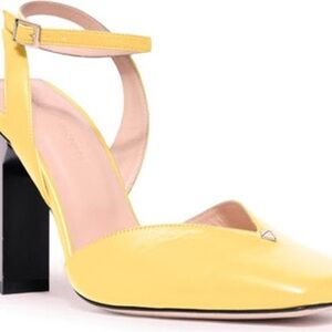 Yellow Strappy Women's Shoes